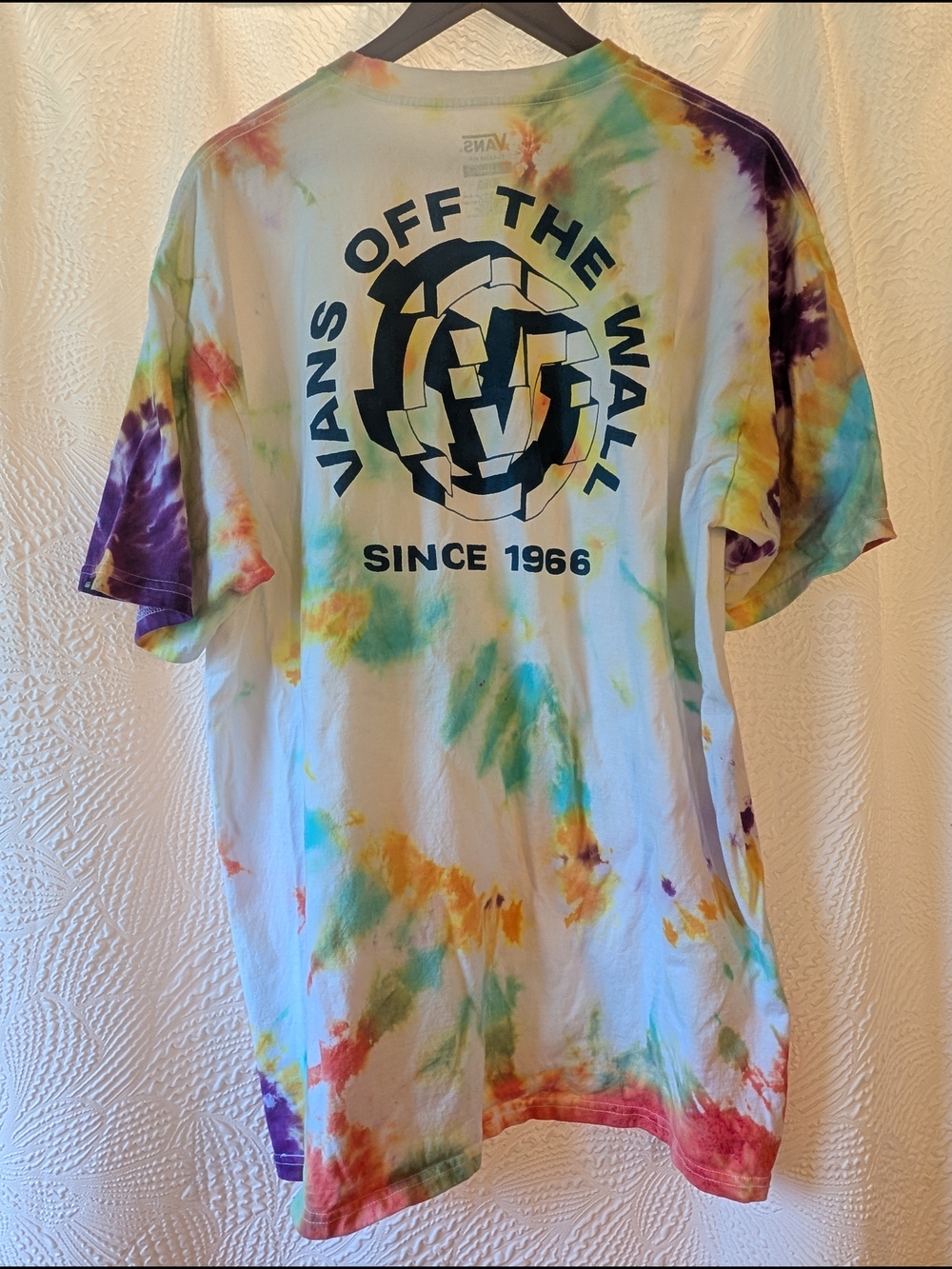 Vans Tie-Dye Short Sleeve Tee - Multicolor. - XL - Picture 2 of 4